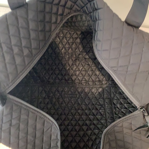 NWT Vera Bradley large traveler duffel bag classic black - Picture 8 of 9